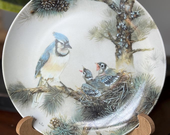 Bradford Exchange ‘Morning Chorus’ Decorative Plate - Art by Lena Liu, Plate made by W. S. George