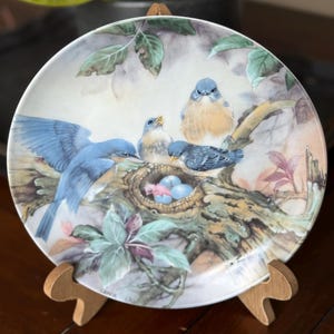 Bradford Exchange ‘Song of Promise’ Decorative Plate - Art by Lena Liu, Plate made by W. S. George