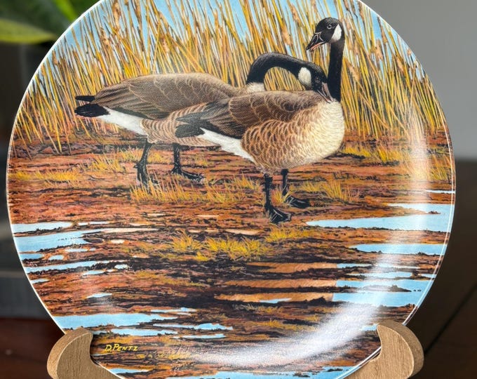 Bradford Exchange ‘Courtship’ Decorative Plate - Art by Donald Pentz, Plate made by Dominion China
