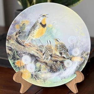 Bradford Exchange ‘Mother’s Melody’ Decorative Plate - Art by Lena Liu, Plate made by W. S. George