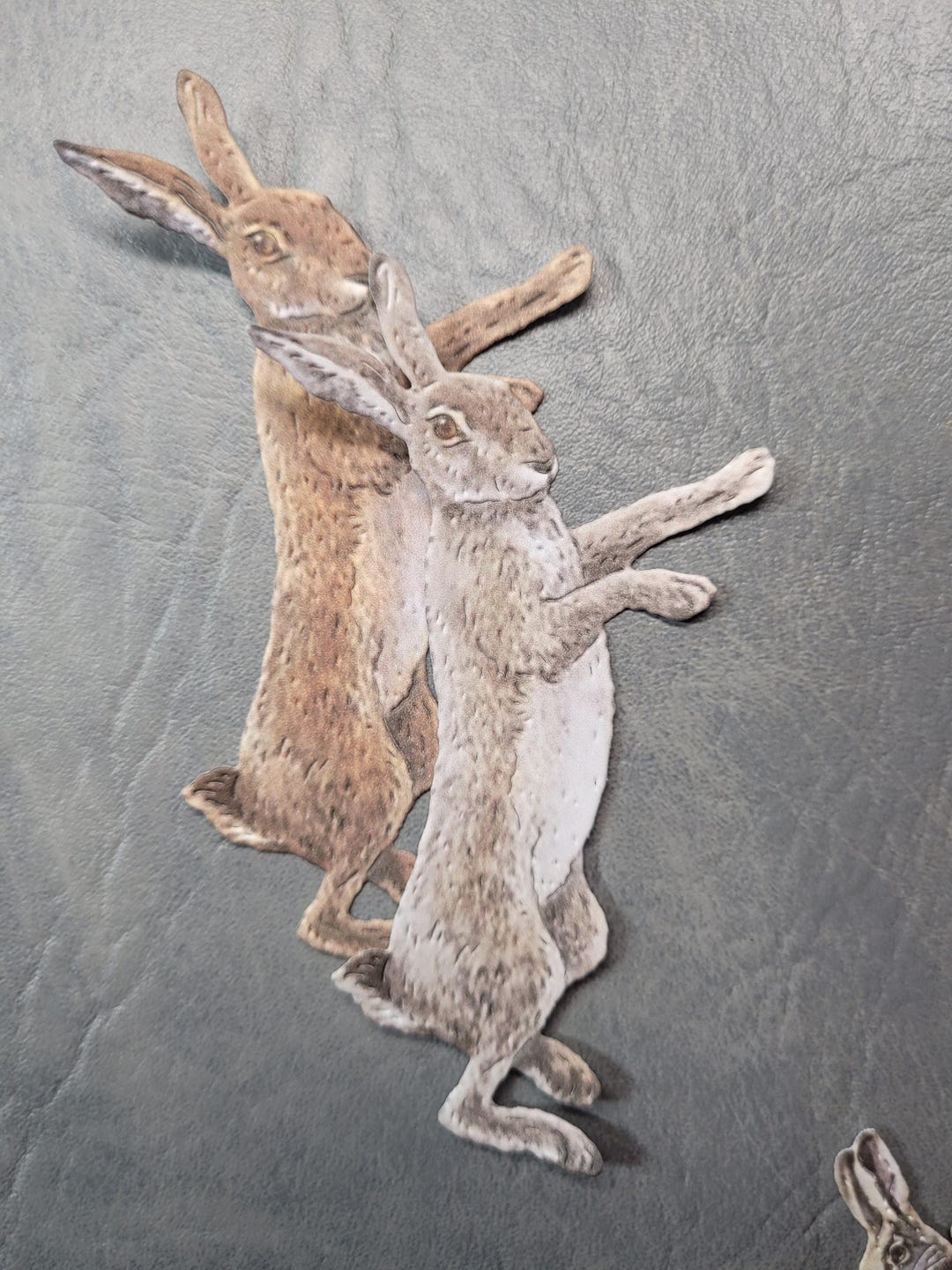 Bunny Rabbit Die Cut Ephemera, Rabbit Cut Outs, Paper Ephemera - Etsy