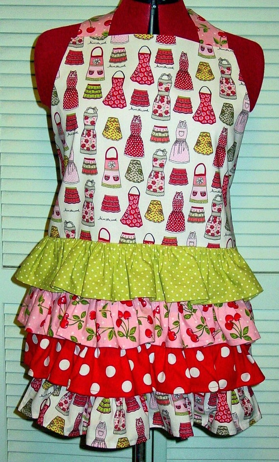 Items similar to Adorable Apron made from Apron fabric! on Etsy