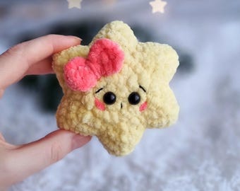 Crochet Star Pattern: Amigurumi Kawaii Plush, No Sew (PDF Pattern)