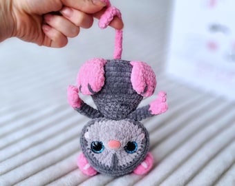 Crochet Opossum Amigurumi Pattern (PDF Download)