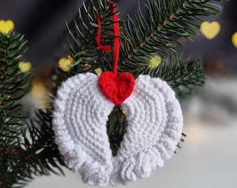 Flügel Anleitung: Amigurumi Ornament (PDF-Muster)