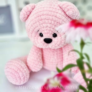 Crochet teddy bear pattern - Crochet bear pattern - Amigurumi teddy bear - Teddy bear pattern - Stuffed teddy pattern