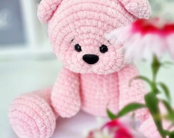 Virkat nallebjörnsmönster: Amigurumi-gosedjur (PDF-mönster)
