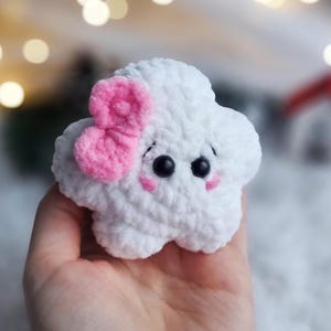 Crochet cloud pattern - Amigurumi cloud pattern - Plushie cloud pattern - Crochet sky  pattern - Crochet kawaii - NO sew