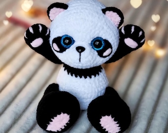Amigurumi Panda Crochet Pattern: Stuffed Animal DIY (PDF Pattern)