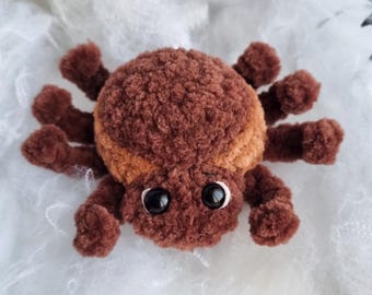 Patrón de araña de crochet: Peluche amigurumi de Halloween (Descarga PDF)
