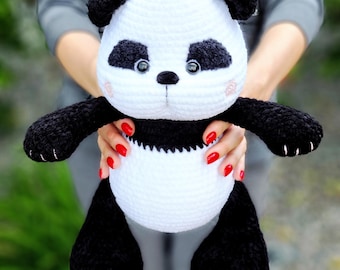 Crochet Panda Pattern – Amigurumi Plush Toy (PDF Pattern)