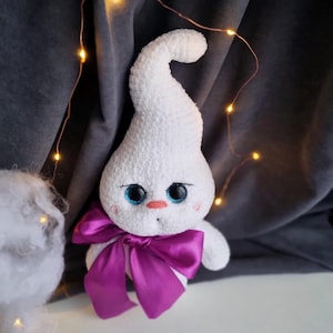 Crochet Ghost Amigurumi Pattern: Plush Halloween Toy (PDF Pattern)