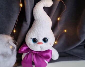 Patrón de fantasma amigurumi de ganchillo: Peluche de Halloween (Patrón PDF)