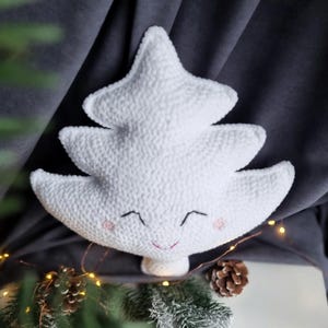 Crochet Christmas tree pattern - Crochet tree pattern - Amigurumi tree pattern - Crochet Christmas pillow - Crochet pillow