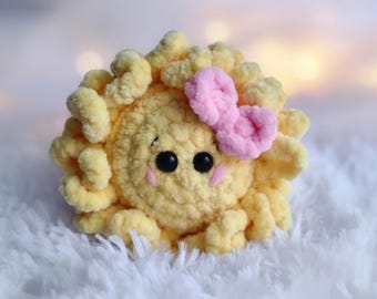Crochet Sun Amigurumi Pattern: Easy Plush Toy (Digital Download)