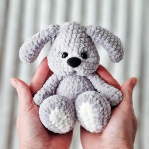 Crochet Puppy Pattern: Amigurumi Stuffed Dog (PDF Pattern)