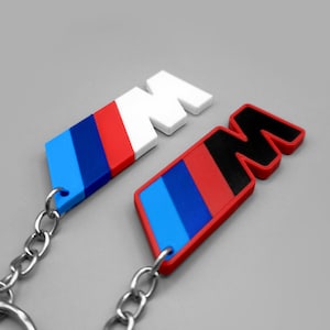 M-Sport Themed Keyring - Two Versions - White & Black