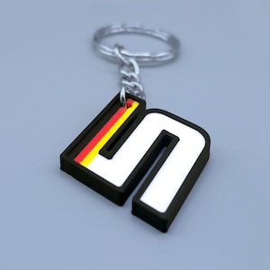 Sebastian Vettel 5 Formula 1 Keyring F1