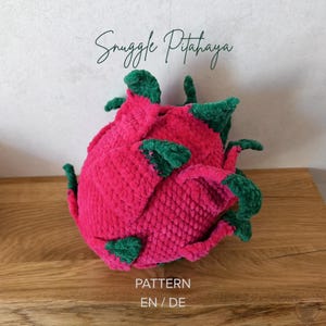 Pitaya Crochet Pattern | Dragon Fruit Crochet Pattern PDF | Pitaya Crochet Pattern | Crochet Amigurumi Fruit | Amigurumi Fruit Pattern