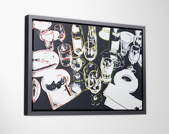 Andy Warhol ' After Party Leinwanddruck - 1979 Pop Art, fertig zum Aufhängen