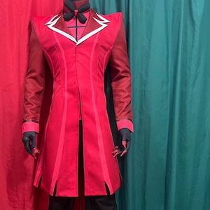 Hazbin Hotel Alastor Hazbin Hotel Alastor Cosplay Costume, Alastor Cosplay set.