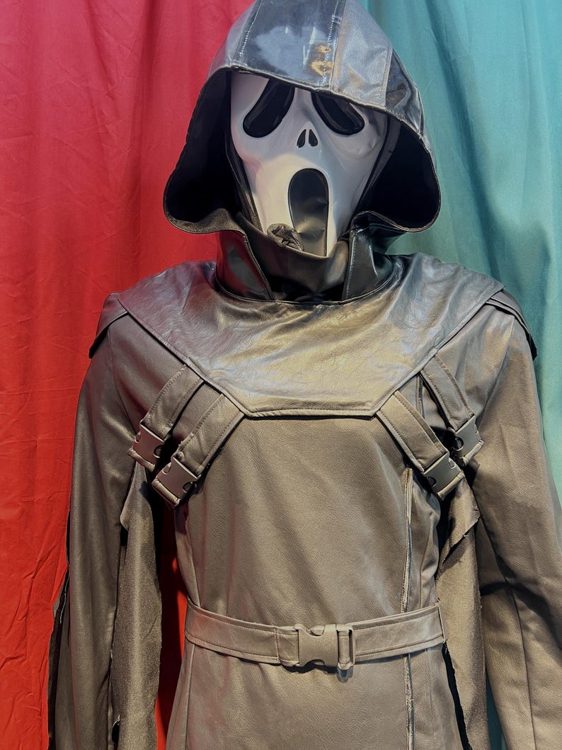 Scream 7 Ghostface Costume Coatume，Dead by Daylight Cosplay Suit image 7