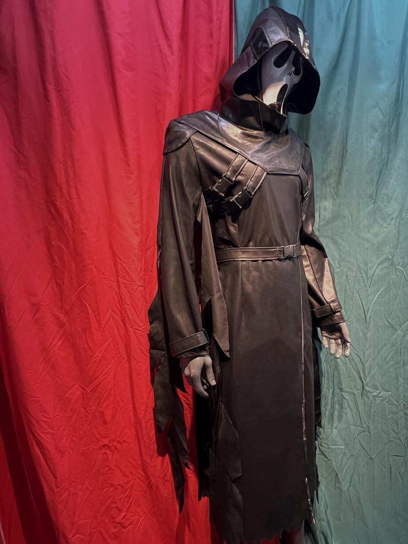 Scream 7 Ghostface Costume Coatume，Dead by Daylight Cosplay Suit image 4