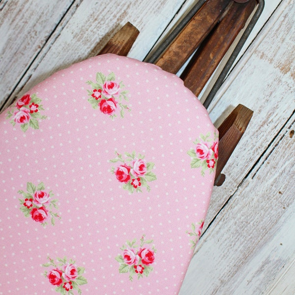 Ironing Board Cover -Shabby Chic Rose Toss