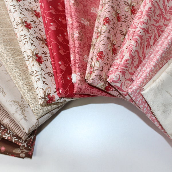 Andover Fabric Pink Cocoa - Etsy