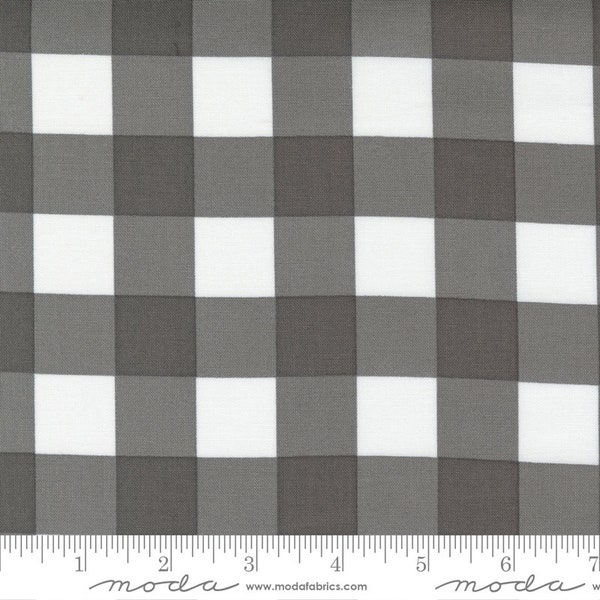 Buffalo Check in Grey Skies COZY UP by Corey Yoder for MODA fabrics  29125 16 ... fall, grey, charcoal, county, farmhouse style, soft black