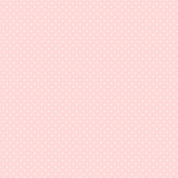 pink polka dot by Quilting Treasures Pastels rose Mini Dot in Carnation Rose SORBETS by QT Fabrics 23692 P ..