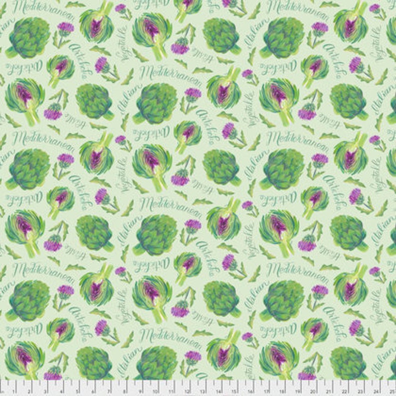 13 half yards Artichoke Garden by Corinne Haig..Westminster fibers