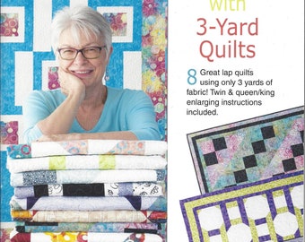 MODERN VIEWS with 3 yard quilts  ... Quilt Pattern book by Donna Robertson ... Quilting book .. 3 yard quilts ...