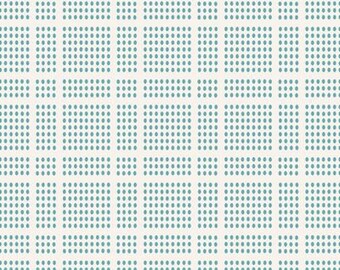 Tea Towel Basics Biscotti Plaid Teal TILDA Tilda Fabric - In Stock Ready to ship!!! Teal, blue, ticking plaid, blender