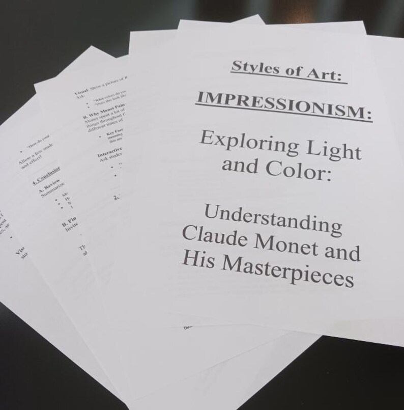 Exploring Light and Color: Understanding Claude Monet and His ...