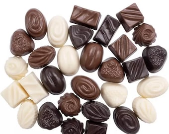 Fake Faux Chocolate Artificial Candy Chocolate Realistic Mixed Colors