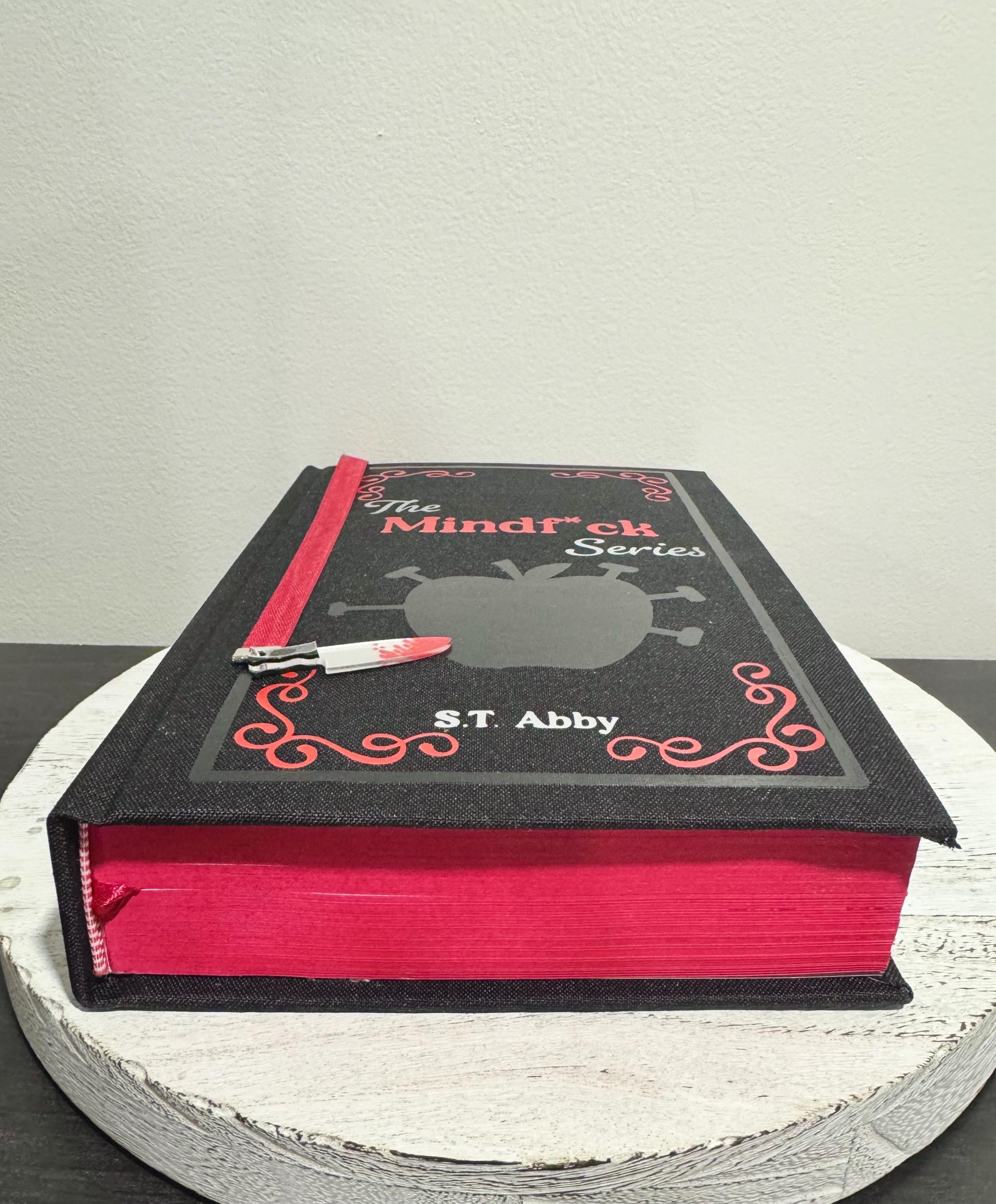Mindf*uck Series Rebound Book With Custom Sprayed Edges. *MADE TO