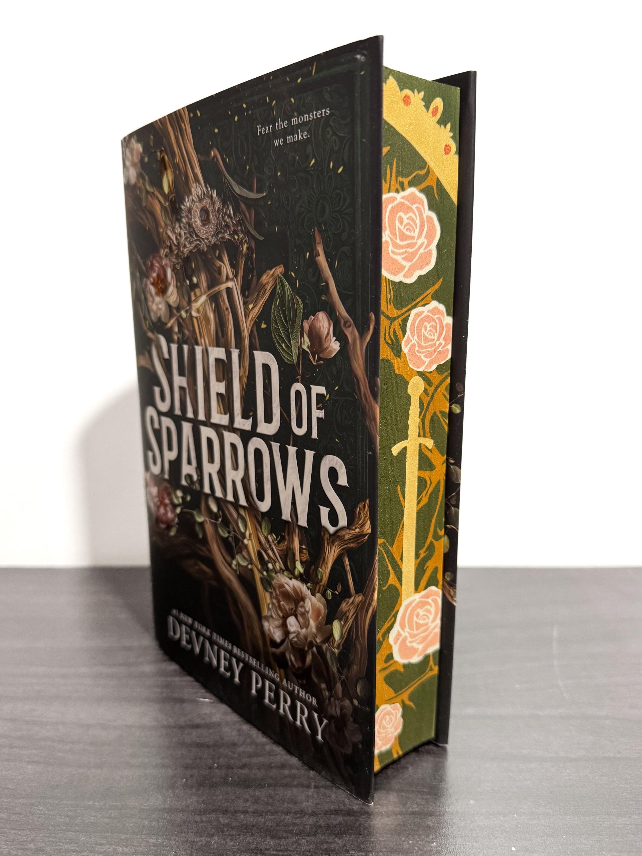 Shield of Sparrows Sprayed Edge Book. Custom Order. - Etsy