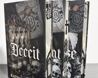 Gallows hill trilogy sprayed edge books-Deceit/Descent/Demise