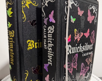 Quicksilver & Brimstone Rebound Book with custom sprayed edges. *MADE TO ORDER*