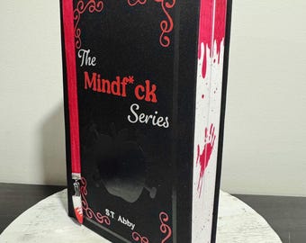 Mindf*uck series Rebound Book with custom sprayed edges. *MADE TO ORDER*