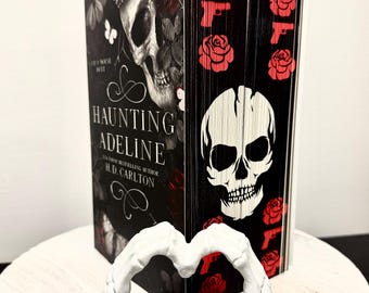 Haunting and Hunting Adeline Sprayed edge book