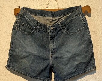 Vintage Rider Blue Jean Shorts Womens Size 14 M