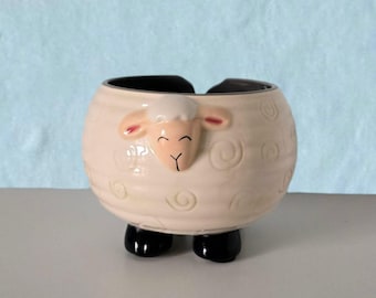Ceramic Sheep Yarn Bowl