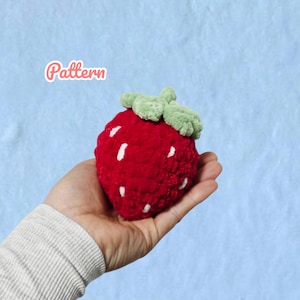 Strawberry Crochet Pattern NO SEW
