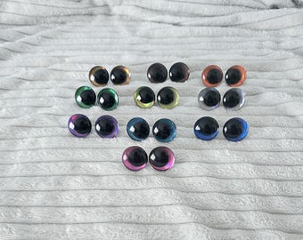 Occhi di sicurezza Occhi per lavandino cromati 12 - 30 mm Occhi per lavandino Giocattoli per uncinetto Amigurumi