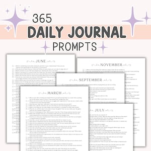 365 Daily Journal Prompts for Self Reflection (PDF)