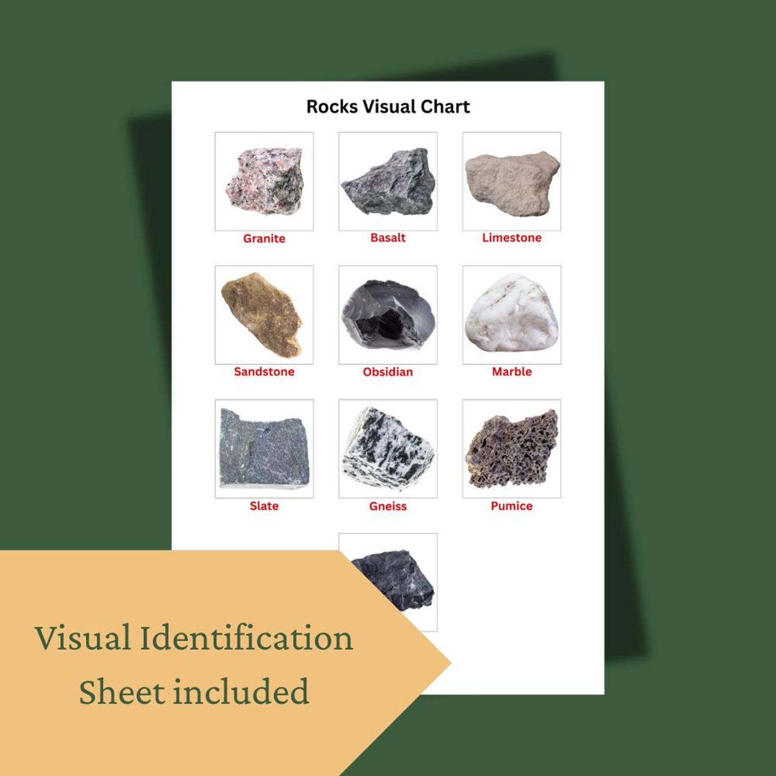Rocks Printable Activity Set for Kids | Educational Worksheets ...