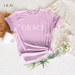 Gnade Shirt, anmutiges Shirt, Selbstliebe Shirt, Selbstliebe Club, inspirierendes Shirt, psychische Gesundheit Shirt, Glaube Shirt, christliches Shirt Bild 9