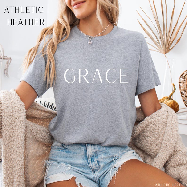 Gnade Shirt, anmutiges Shirt, Selbstliebe Shirt, Selbstliebe Club, inspirierendes Shirt, psychische Gesundheit Shirt, Glaube Shirt, christliches Shirt Bild 2